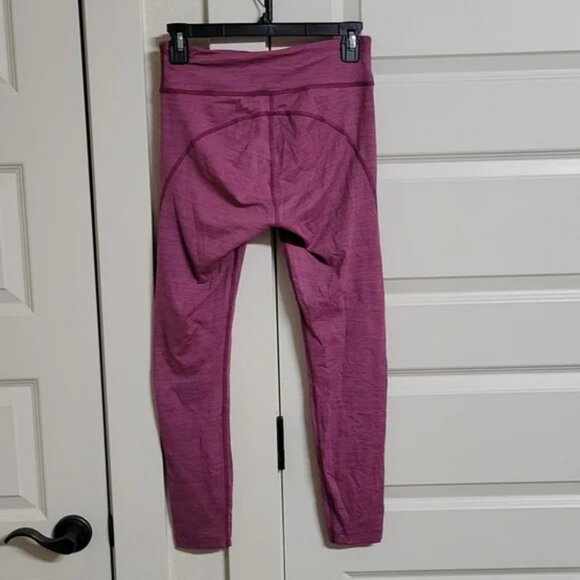 Outdoor Voices mauve and purple high rise 7/8 length warmup leggings size medium - Picture 4 of 4
